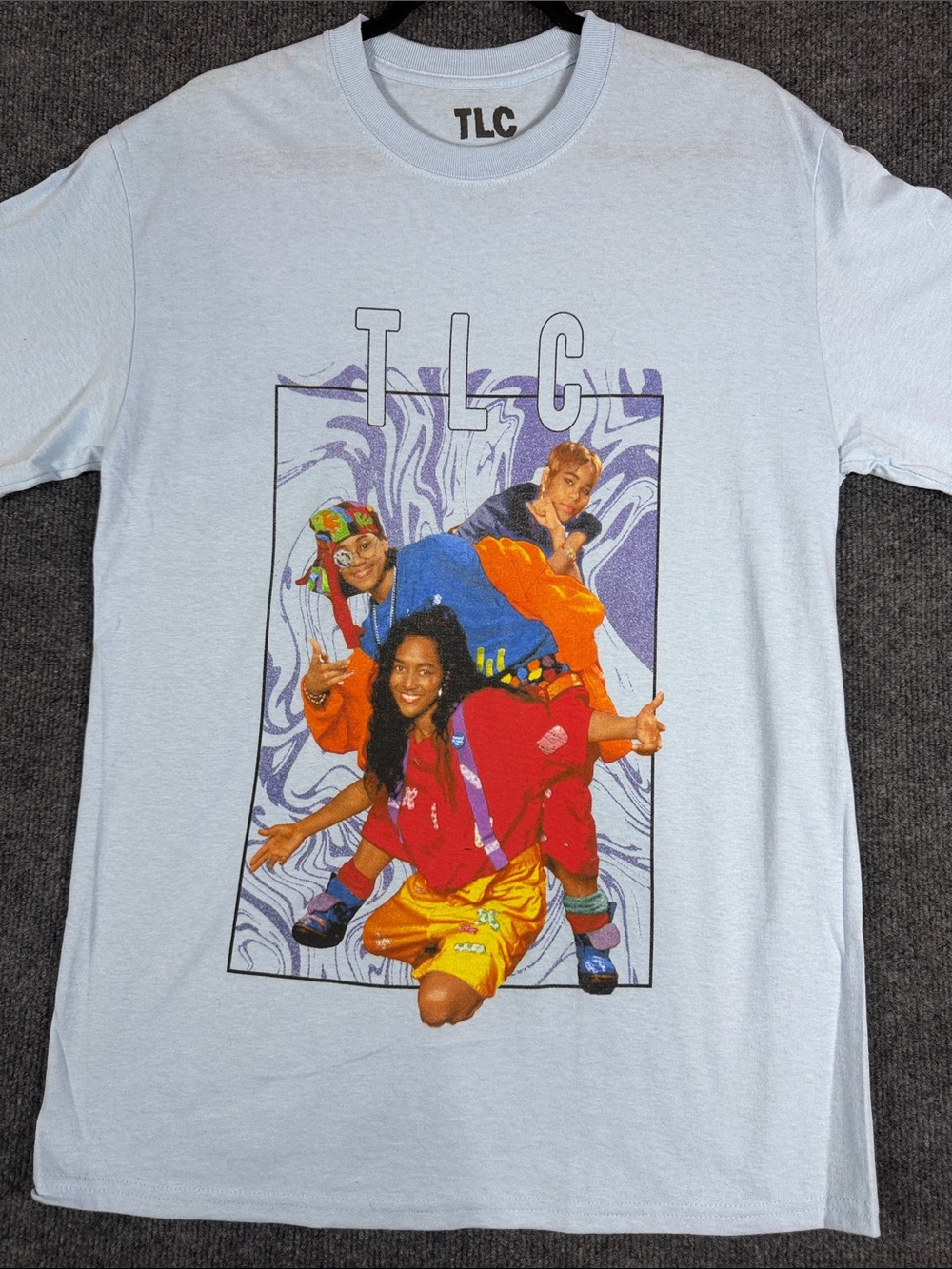 TLC T-Boz Left Eye Chilli 2019 White R&B Music Graphic T-Shirt M